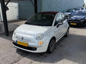 Vaurioauto  passenger cars Fiat 500 1.2 Cabrio Leder Automaat Nap 2010/7