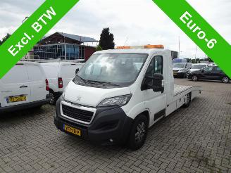krockskadad bil bedrijf Peugeot Boxer 435 2.2 BlueHDi 165 L3H3 Zwaar pro tijhof opbouw luchtvering zeer compleet 2020/4