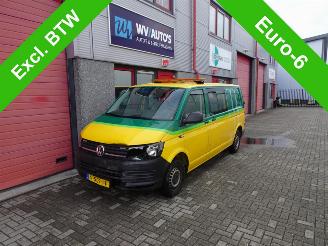 krockskadad bil auto Volkswagen Transporter 2.0 TDI L2H1 DC Trendline 97888 km !!!!!!!! 2 x schuifdeur 2017/4