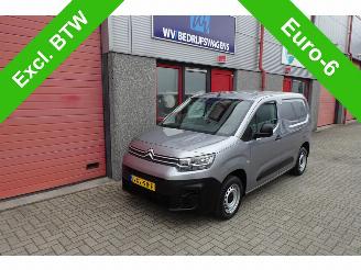 voitures fourgonnettes/vécules utilitaires Citroën Berlingo 1.5 BlueHDI Control airco schuifdeur 2020/8