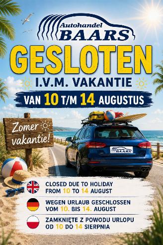 Coche accidentado Audi  MA 10 AUG T/M VRIJ 14 AUG GESLOTEN IVM VAKANTIE 2026/7