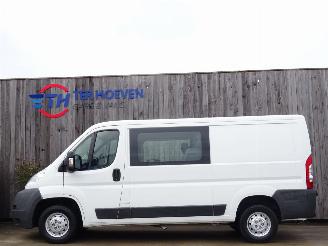 krockskadad bil auto Citroën Jumper 2.2 HDi Lang Dubbele Cabine Airco Cruise Trekhaak 81KW Euro 5 2012/5