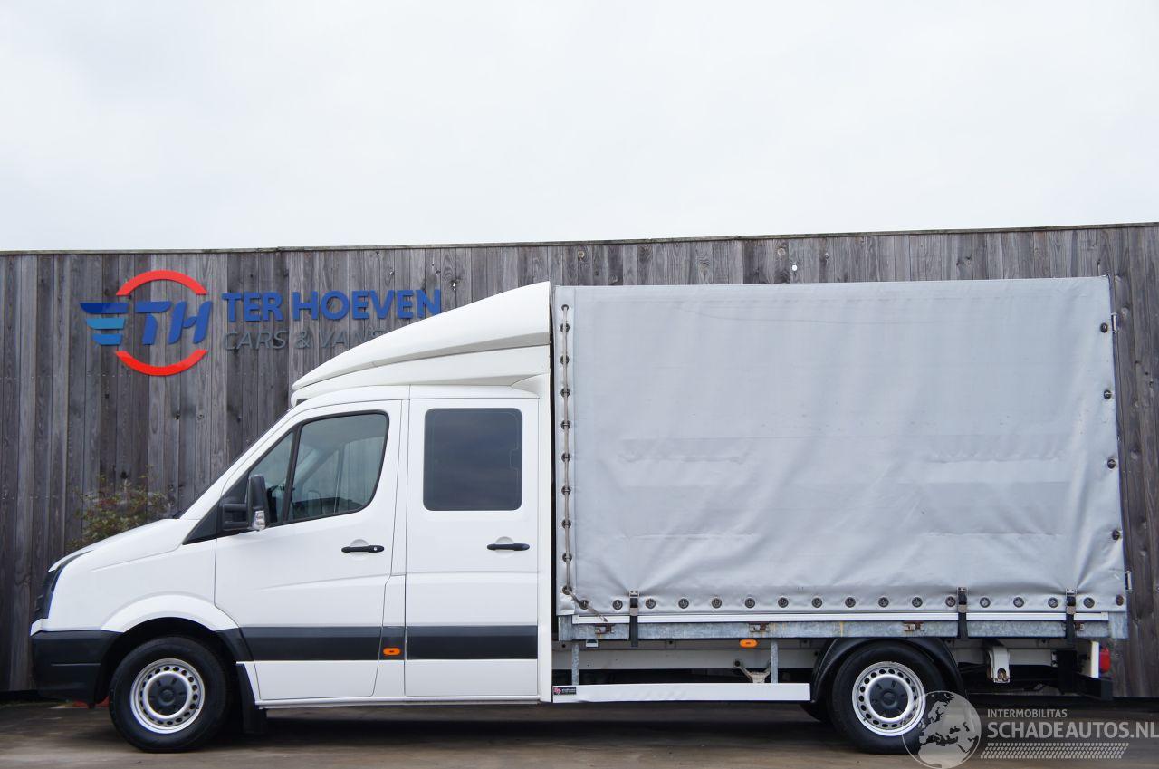 Volkswagen Crafter 2.0 TDi Huif Schuifzeil! Dubbele Cabine Airco Navi Cruise 120KW Euro 5