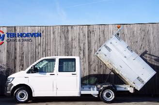 Vaurioauto  passenger cars Volkswagen Transporter T6 2.0 TDi Kipper/kieper Dubbele Cabine Airco 7-Persoons 75KW Euro 6 2016/11