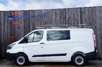 krockskadad bil auto Ford Tourneo Custom 2.2 TDCi Dubbele Cabine L1H1 Airco Trekhaak 74KW Euro 5 2016/7