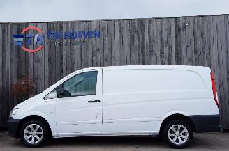 krockskadad bil auto Mercedes Vito 110 CDi Lang Airco Stoelverwarming Alu 70KW Euro 5 2014/1