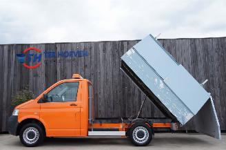 Unfallwagen Volkswagen Transporter T5 2.0 Benzine Kipper! Trekhaak 85KW Euro 4 2009/2