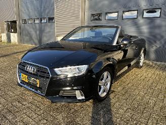 damaged passenger cars Audi A3 1.5i CABRIO / AUTOMAAT / LEER / NAVI / CRUISE 2018/10
