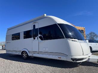 dañado caravana Hobby  Premium 560 WLU Airco 2015/4