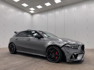 krockskadad bil auto Mercedes A-klasse AMG 45 S 4Matic+ Panoramadak Navi Clima 2023/10
