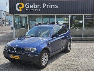 damaged passenger cars BMW X3 3.0i xDrive 24V SUV  Benzine 2.979cc 170kW (231pk) 4x4 2003-09/2006-07 (PA91; PA92; PA93) M54B30; 306S3 2004/5