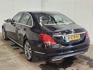uszkodzony samochody osobowe Mercedes C-klasse C-180 1.6 16V NAP Sedan 4Dr Benzine 1.595cc 115kW (156pk) RWD 2014/10