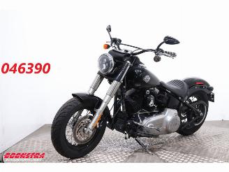 damaged motor cycles Harley-Davidson  FLS 103 Softail Slim Vance & Hines LED 2014/1