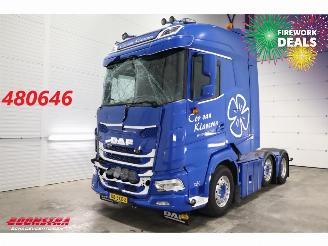 Schade vrachtwagen DAF XG 480 FTG 6X2 PTO Alcoa Retarder Standairco ACC 107.999 km! 2024/7