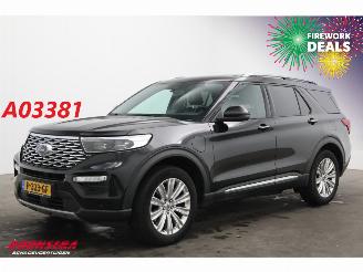 skadebil auto Ford Explorer 3.0 V6 EcoBoost PHEV Platinum Pano LED ACC B&O Massage Memory 360° 2021/1