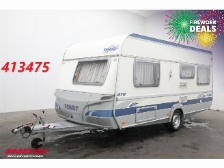 Schade caravan Fendt  Saphir 470 Rondzit Frans Bed Ringverwarming 2006/10