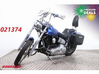 krockskadad bil motor Harley-Davidson FXSTC Softail Custom 1997/1