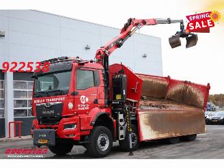 damaged trucks MAN TGS 43.510 8X8 Widespread Palfinger Q170Z84TI Kran 62.358 km!! 2024/1