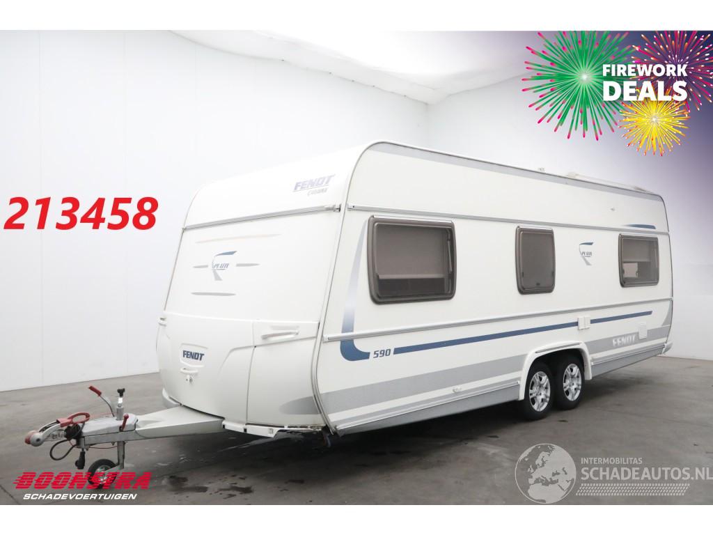 Fendt Platin 590 Caravan Tandemasser Dwarsbed Rondzit Dakairco