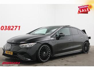 krockskadad bil auto Mercedes EQE 300 Sport Edition 89 kWh AMG LED ACC Pano ACC Memory SHZ 2023/7