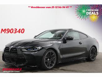 krockskadad bil auto BMW M4 Coupé Competition Schalensitze ACC Carbon HUD 360° H/K Memory 2023/4