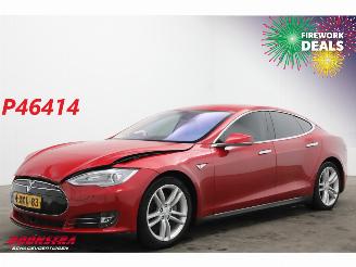 Voiture accidenté Tesla Model S 85 Base Leder Cruise Camera SHZ 2014/9