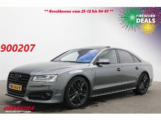 krockskadad bil auto Audi S8 4.0 TFSI Plus Quattro Ceramic Solar B&O Massage Carbon 360° AHK 2016/9