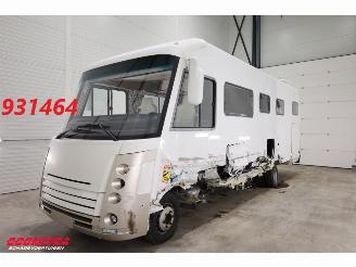 skadebil camper Niesmann+Bischoff  Flair 800 ILW 70C20 Aut. Lucht Leder Dakairco Solar TV Hefbed 2014/7