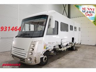 krockskadad bil auto Niesmann+Bischoff Kodiaq Flair 800 ILW 70C20 Aut. Lucht Leder Dakairco Solar TV Hefbed 2014/7