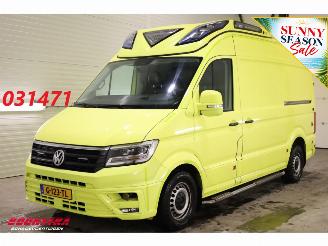 voitures fourgonnettes/vécules utilitaires Volkswagen Crafter 2.0 TDI 175 PK DSG Ambulance RTW 2X Schuifdeur Leder Lucht 360° Camera 2019/12