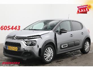 uszkodzony samochody osobowe Citroën C3 1.2 PureTech Feel Navi Clima Cruise PDC 62.639 km! 2021/10