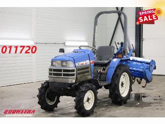 krockskadad bil machine Iseki  TM15 11 KW Minitraktor + Frees 419 Uur 2002