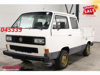 krockskadad bil auto Volkswagen Transporter T3 1.7 D Pritsche DoKa 6-Pers AHK 1990/8