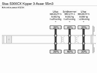 Stas  S300CX Kipper 3-Asser 55m3 picture 41