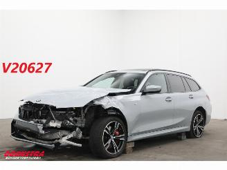 krockskadad bil auto BMW 3-serie Touring 318i M-Sport Pano LED Leder ACC Apple/Android Camera 2025/6