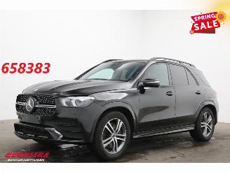 krockskadad bil auto Mercedes GLE 350 de 4MATIC AMG LED Leder Ventilatie Camera Lucht AHK 2022/3