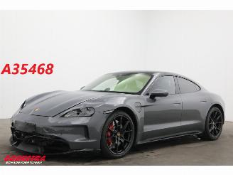 krockskadad bil auto Porsche Taycan 4S 105 kWh PSCB PDLS+ PASM Pano 360° Bose Massage Ventilatie 2.277 km! 2025/1