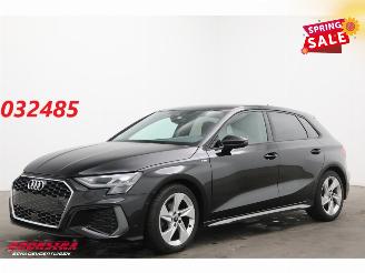 damaged passenger cars Audi A3 Sportback 35 TFSI S-Line Matrix LED ACC Virtual SHZ PDC 2023/11