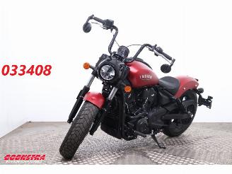 krockskadad bil auto Indian Scout Bobber Limited ABS LED Cruise 140 km!! 2025/12