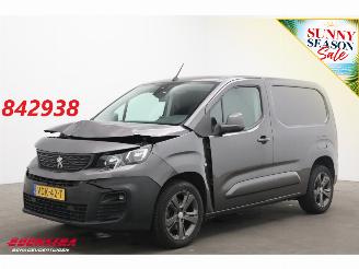 dommages fourgonnettes/vécules utilitaires Peugeot Partner 1.5 BlueHDI Asphalt Leder Apple/Android Clima Cruise PDC AHK 2020/1