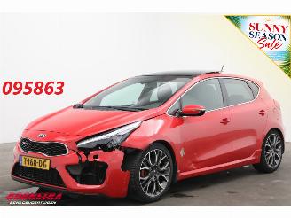 damaged passenger cars Kia Cee d 1.6 GT 204 PK Pano Cruise Camera LRHZ SHZ 163.663 km! 2013/9