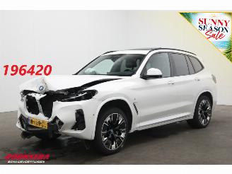 skadebil auto BMW iX3 High Executive M Sport 80 kWh Pano ACC Memory Leder H/K Navi Camera PDC 2021/12