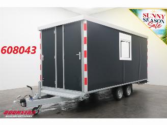 krockskadad bil aanhanger   Harmsen Tandemasser Schaftkeet Toilet 2000kg 500x230 Nieuw!! 2025/5