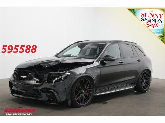 damaged passenger cars Mercedes GLC 63 S AMG 4MATIC+ Pano LED ACC Burmester 360° HUD Memory 2019/3