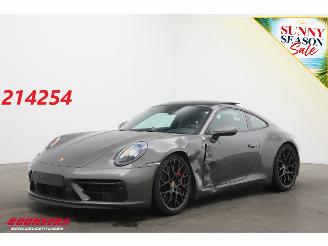 škoda osobní automobily Porsche 911 992 3.0 Carrera 4 GTS PDK Schuifdak Sport Chrono PDLS PASM ACC Camera 2022/6