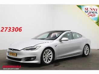 škoda osobní automobily Tesla Model S 100D Pano Schuif/kantel Clima Navi Memory Leder SHZ LrHZ Cruise Camera PDC 2018/11