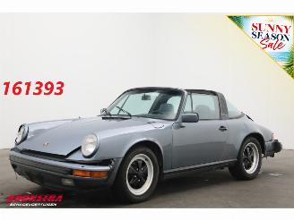 krockskadad bil auto Porsche 911 3.2 Targa Leder Fuchs 1984/9