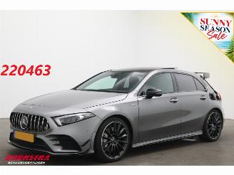 krockskadad bil auto Mercedes A-klasse AMG 35 4MATIC Pano LED ACC Burmester Camera SHZ 53.549 km! 2020/3