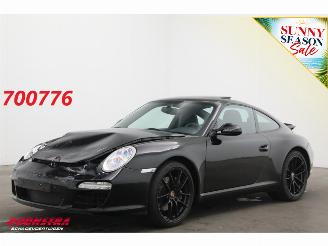 krockskadad bil auto Porsche 911 3.6 997 Carrera PDK Schuifdak Leder Cruise SHZ 2009/11