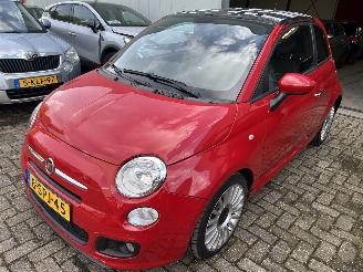 Voiture accidenté Fiat 500 0.9  Automaat Twinair Lounge 2013/11